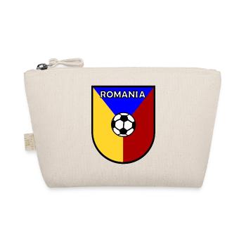 Fußballer aus Rumänien - Bio-Täschchen - Natur - Vorne