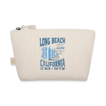 Long beach surfing goods 3 - Organic Pouch - nature - Front