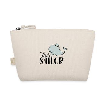 LITTLE SAILOR WHALE SAILORS WHALES CAPTAIN MOTIF - Organic Pouch - nature - Front