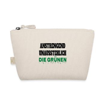 Witze Grüne Die Grünen Habeck Baerbock Partei - Bio-Täschchen - Natur - Vorne