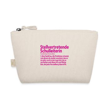 Stellvertretende Schulleiterin Definition Abschied - Bio-Täschchen - Natur - Vorne