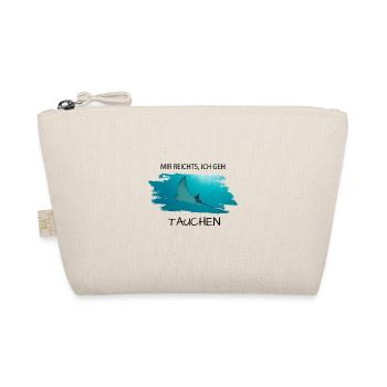 Tauchen Rochen - Bio-Täschchen - Natur - Vorne