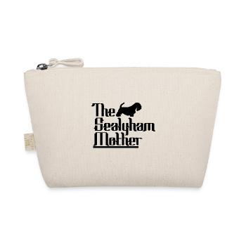 Sealyham Terrier Mom Mama Mistress Mother - Organic Pouch - nature - Front