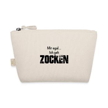 Mir Egal Ich Geh Zocken Zocker Geschenk - Bio-Täschchen - Natur - Vorne