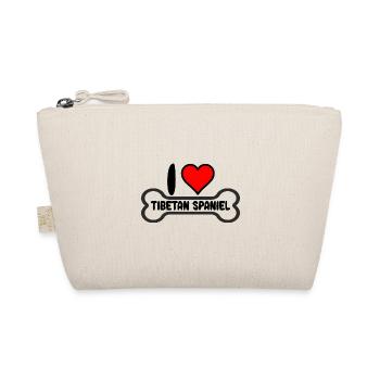 Épagneul tibétain Chien Maman J’aime mon - Trousse biologique - nature - Devant