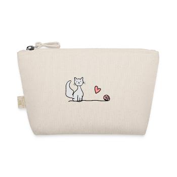 Chat Animal Symbole Coeur Laine Animaux De Compagnie - Trousse biologique - nature - Devant
