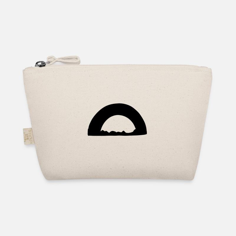 Arc Symbol Shape Grass Line Organic Pouch