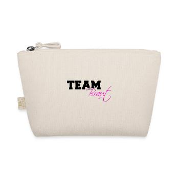 Team Braut Junggesellinnenabschied Hochzeit JGA - Bio-Täschchen - Natur - Vorne
