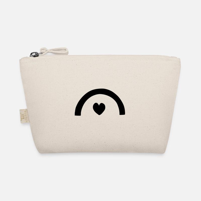 herz bogen form symbol formen Bio-Täschchen