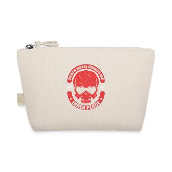 Music Lover Death Metal Brings Me Inner Peace - Organic Pouch - nature - Front