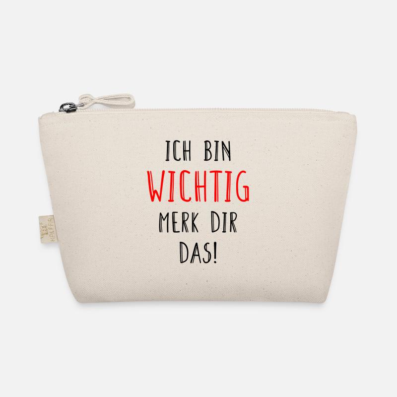 Ich Bin Wichtig Merk Dir Das Beziehung Geschenk Bio-Täschchen