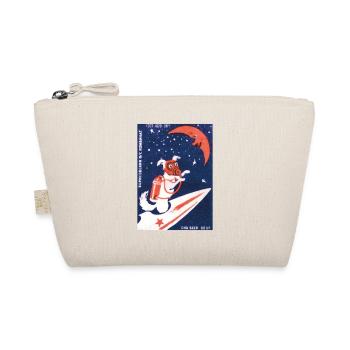 Laika USSR Space Dog Gift Russia - Organic Pouch - nature - Front