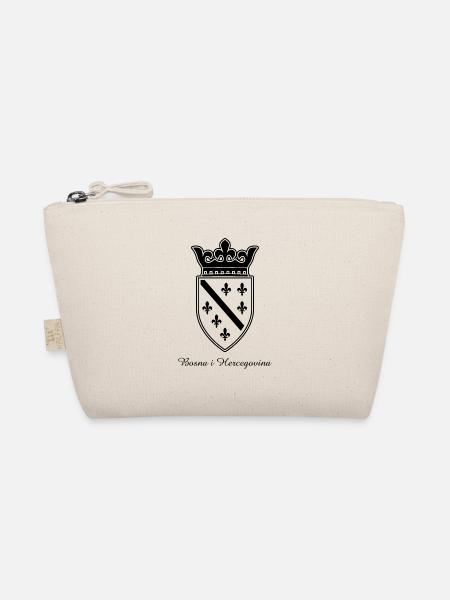 Wappen bosnia i gercegovina Geschenk Sarajevo - Bio-Täschchen - Natur - Vorne