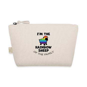 I'm the rainbow sheep of the family LGBT Geschenk - Trousse biologique - nature - Devant