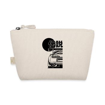 A80 Silhouette Gift JDM Motorsport Japan Car - Organic Pouch - nature - Front