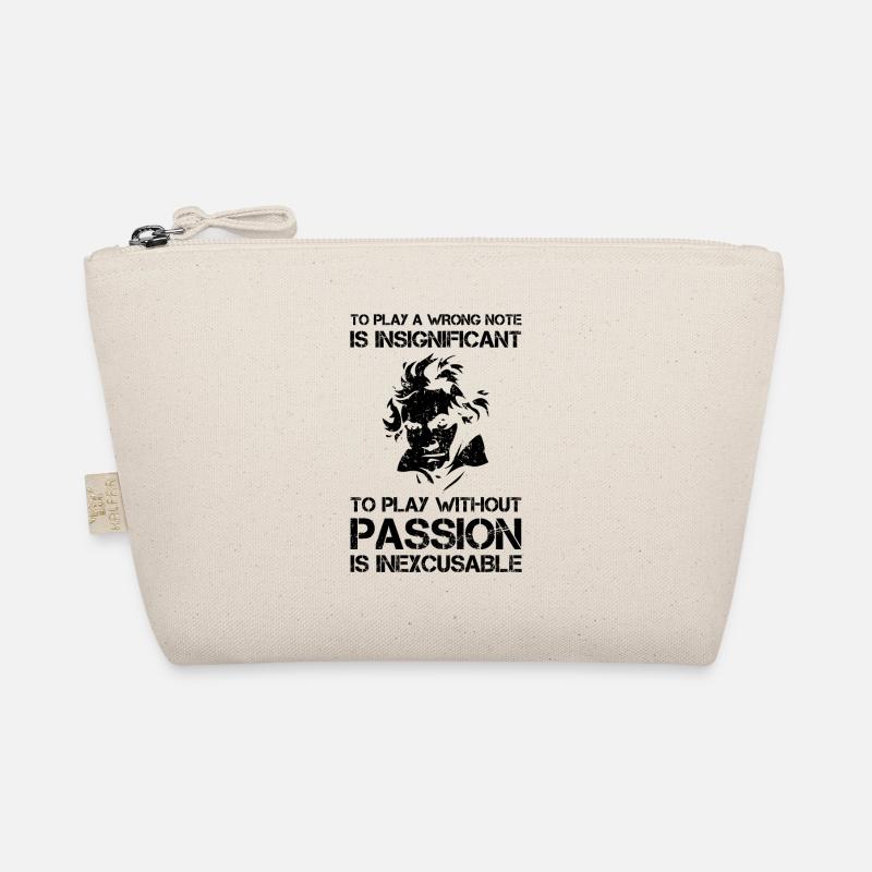To play a wrong note cadeau Beethoven Silhouette Trousse biologique