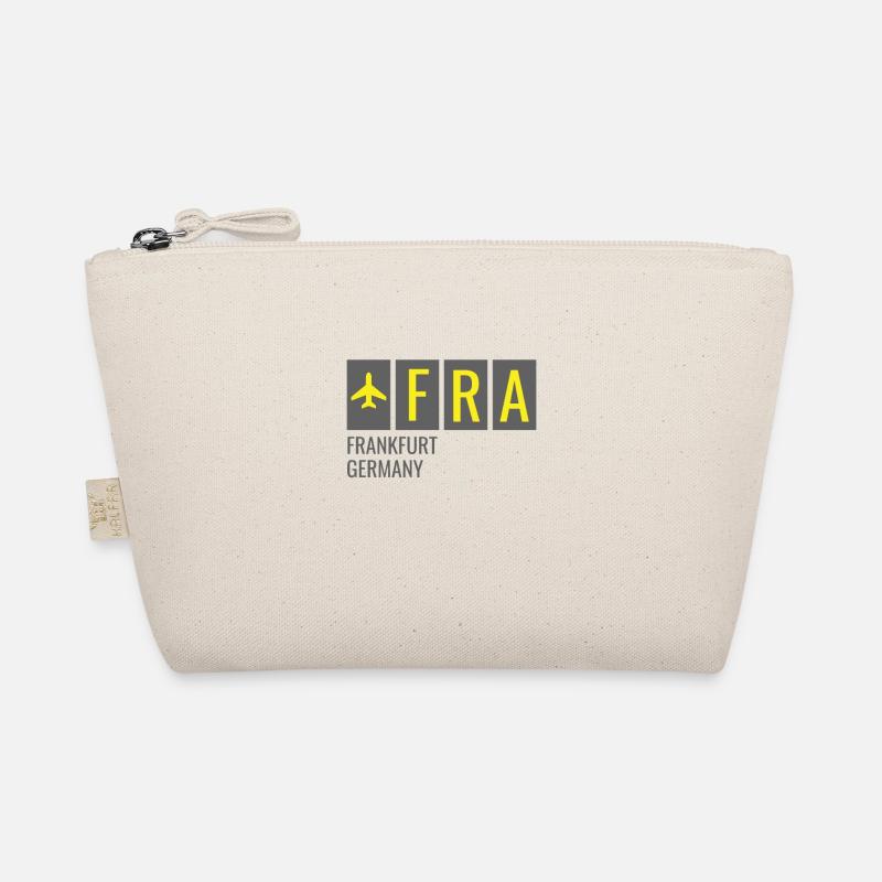 FRA Frankfurt Germany Airport Code Organic Pouch