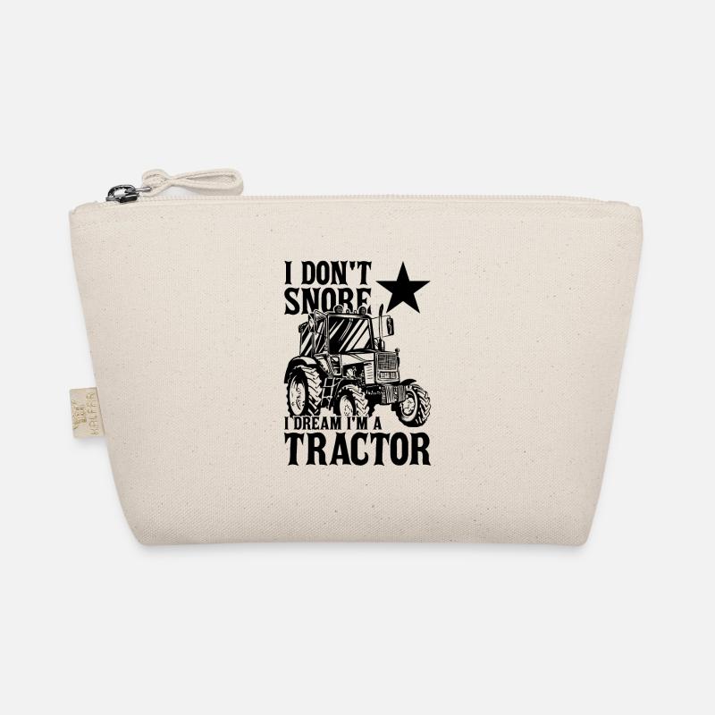 I don't snore I dream I'm a tractor Bio-Täschchen
