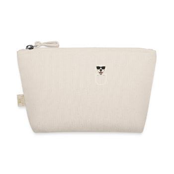 Golden Retriever in the chest pocket - Organic Pouch - nature - Front