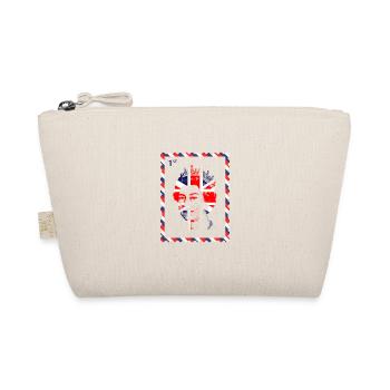 | de timbres Union Jack | du drapeau britannique Reine Lizzy - Trousse biologique - nature - Devant