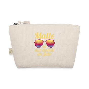 Malle ist nur einmal im Jahr Mallorca Party Saufen - Bio-Täschchen - Natur - Vorne