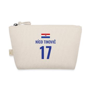 Fußball Sauf Trikot Kroatien Mallorca Party Gruppe - Bio-Täschchen - Natur - Vorne