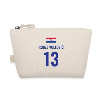 Fußball Sauf Trikot Kroatien Mallorca Party Gruppe - Bio-Täschchen - Natur - Vorne