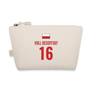 Fußball Sauf Trikot Polen Mallorca Party Gruppen - Bio-Täschchen - Natur - Vorne