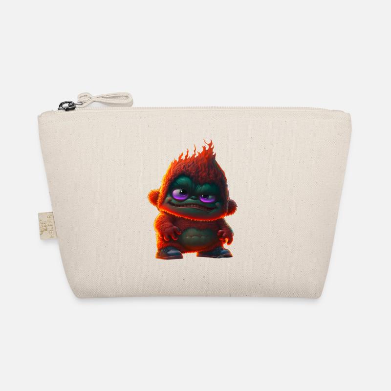 Fire Monster Monkeys Organic Pouch