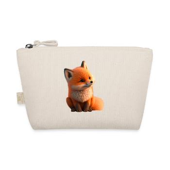 Fox sitting - Organic Pouch - nature - Front