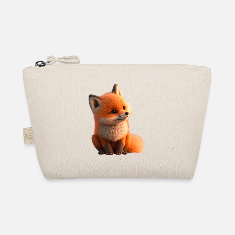 Fox sitting Organic Pouch