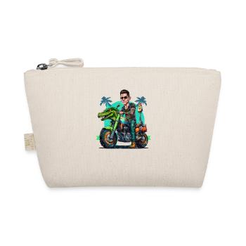 motard, moto crocodile, Floride, en détresse - Trousse biologique - nature - Devant