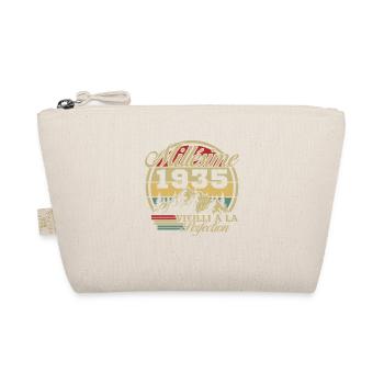 Vintage 1935 Vintage Anniversary Gift - Organic Pouch - nature - Front