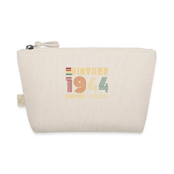 Vintage 1944 Vintage Retro Birthday Gift - Organic Pouch - nature - Front
