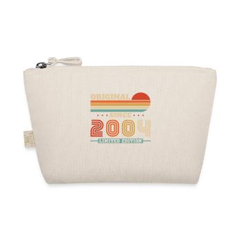 Original 2004 Vintage Retro Anniversary Gift - Organic Pouch - nature - Front