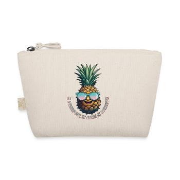 Pineapple Pineapple Cool Sunglasses Gift - Organic Pouch - nature - Front