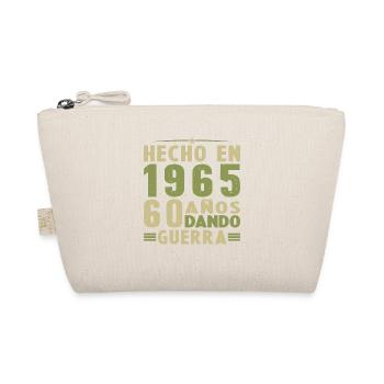 Hergestellt im Jahr 1965 60 Jahre altes Geburtstagsgeschenk - Bio-Täschchen - Natur - Vorne