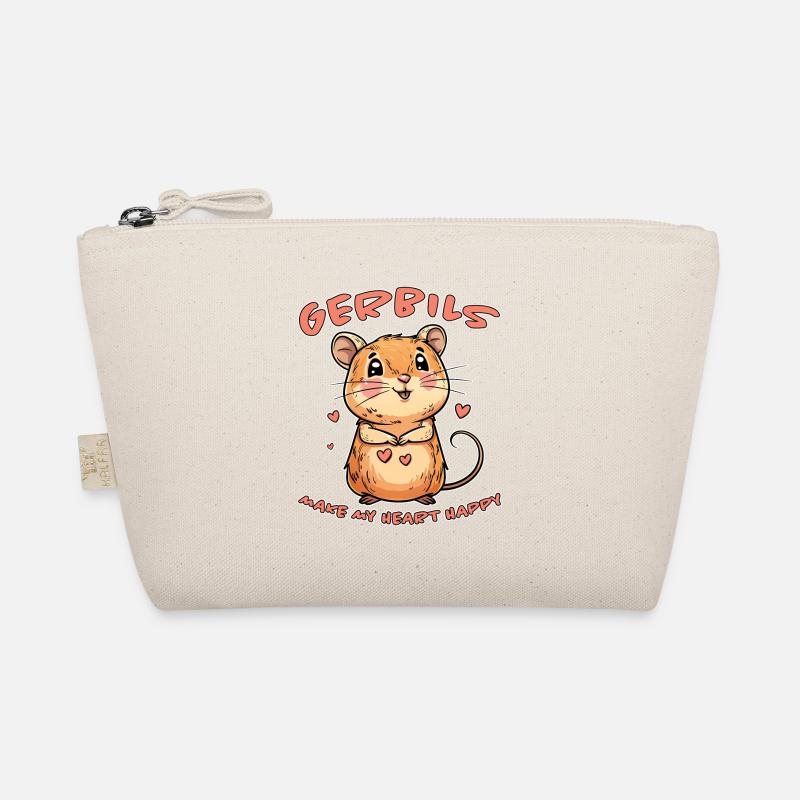 Gerbil Saying Racing Rat Funny Gerbil Gift Organic Pouch