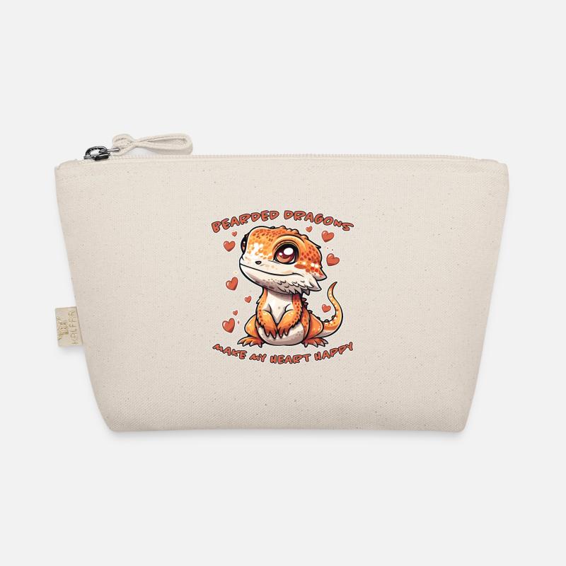 Bearded Dragon Saying Fun Funny Bearded Dragon Gift Organic Pouch
