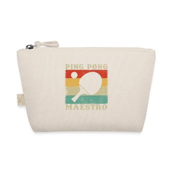 Ping pong master Gift Humor - Organic Pouch - nature - Front