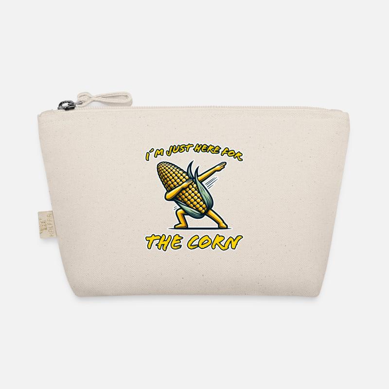 Corn on the cob saying corn funny corn on the cob gift Organic Pouch