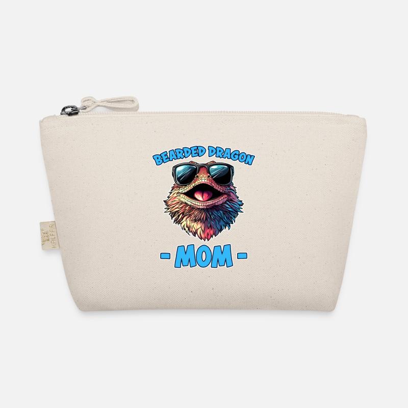 Bearded Dragon Saying Mom Funny Bearded Dragon Gift Organic Pouch