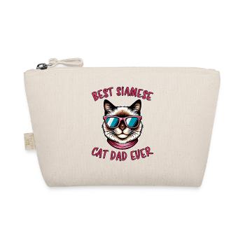 Siamese Saying Siamese Dad Funny Siamese Gift - Organic Pouch - nature - Front