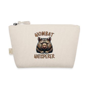 Wombat Spruch Australien Lustiges Wombats Geschenk - Bio-Täschchen - Natur - Vorne