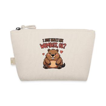 Wombat Spruch Australien Lustiges Wombats Geschenk - Bio-Täschchen - Natur - Vorne