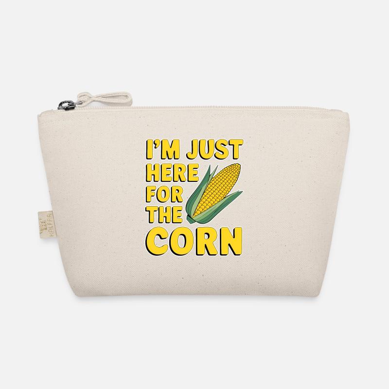Corn on the cob saying corn funny corn on the cob gift Organic Pouch