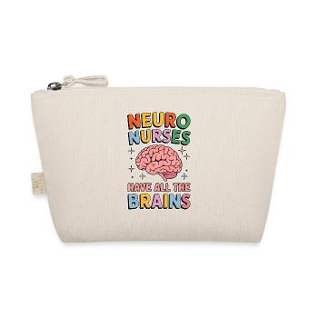 Neuro Nurse Pflegefachkraft Neurologie Geschenk - Bio-Täschchen - Natur - Vorne