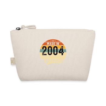 2004 Vintage Retro Geburtstagsgeschenk - Bio-Täschchen - Natur - Vorne