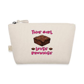 Brownies Dire Fille Drôle Brownie Cadeau - Trousse biologique - nature - Devant