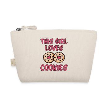 Cookies Spruch Schoko Kekse Lustig Cookie Geschenk - Bio-Täschchen - Natur - Vorne